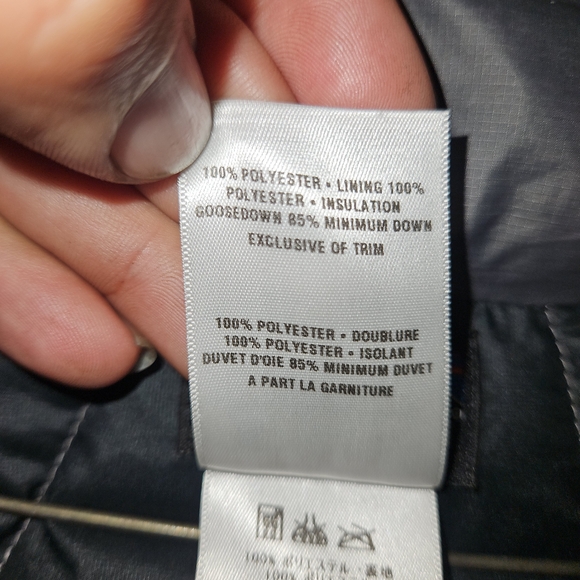 Patagonia Men's Charcoal Vest with Yellow Trim - Picture 7 of 7